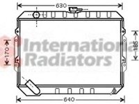 Radiator, racire motor MITSUBISHI GALLOPER (JK-01), HYUNDAI GALLOPER II (JK-01) - VAN WEZEL 82002133