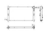 Radiator, racire motor MITSUBISHI OUTLANDER II (CW_W) (2006 - 2012) NRF 53753