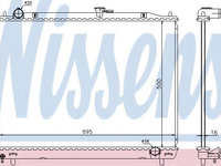 Radiator, racire motor MITSUBISHI PAJERO III (V7_W, V6_W) (1999 - 2007) NISSENS 628962 piesa NOUA