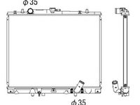 Radiator racire motor MITSUBISHI SHOGUN PININ (H6_W, H7_W) - OEM - NRF: NRF53285|53285 - Cod intern: W02234264 - LIVRARE DIN STOC in 24 ore!!!