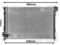 Radiator, racire motor MTR 06002314