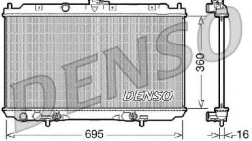 Radiator, racire motor NISSAN ALMERA MK II ( 