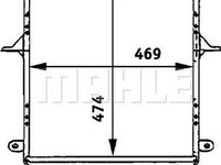 Radiator, racire motor NISSAN ATLEON MAHLE CR 721 000P