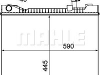 Radiator, racire motor NISSAN CABSTAR (F24M, F24W) MAHLE CR 1045 000P