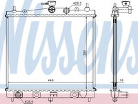 Radiator, racire motor NISSAN MICRA C+C (K12) (2005 - 2016) NISSENS 62902A