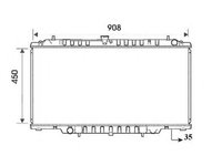 Radiator, racire motor NISSAN PATROL GR Mk II autoturism de teren, inchis (Y61) (1997 - 2016) NRF 53830