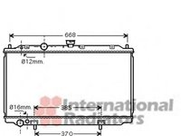 Radiator, racire motor NISSAN PRIMERA (P12), NISSAN PRIMERA Traveller (WP12), NISSAN PRIMERA Hatchback (P12) - VAN WEZEL 13002237