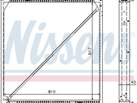 Radiator, racire motor NISSENS 62652A