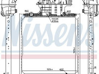 Radiator, racire motor NISSENS 62873