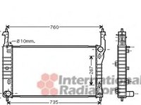 Radiator, racire motor OPEL ANTARA, CHEVROLET CAPTIVA (C100, C140) - VAN WEZEL 37002432
