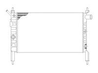 Radiator racire motor OPEL Astra F Caravan (T92) (An fabricatie 09.1991 - 01.1998, 60 - 100 CP, Benzina) - Cod intern: W20151830 - LIVRARE DIN STOC in 24 ore!!!