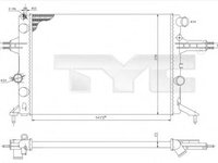 Radiator, racire motor OPEL ASTRA G hatchback (F48_, F08_), OPEL ASTRA G combi (F35_), OPEL ASTRA G limuzina (F69_) - TYC 725-0021