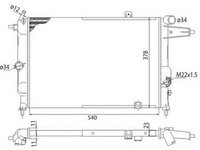 Radiator, racire motor OPEL CALIBRA A (85_), OPEL VECTRA A (86_, 87_), OPEL VECTRA A hatchback (88_, 89_) - MAGNETI MARELLI 350213682003