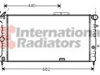 Radiator, racire motor OPEL CALIBRA A (85_), OPEL VECTRA A (86_, 87_), OPEL VECTRA A hatchback (88_, 89_) - VAN WEZEL 37002190