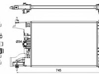 Radiator, racire motor OPEL CASCADA (W13) (2013 - 2020) NRF 53148