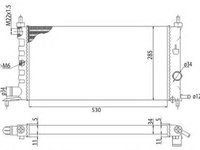 Radiator, racire motor OPEL COMBO (71_), OPEL VITA B (73_, 78_, 79_), OPEL TIGRA (95_) - MAGNETI MARELLI 350213775003