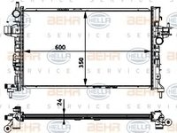 Radiator racire motor OPEL Combo C Box Body / Estate (An fabricatie 12.2004 - ..., 69 - 101 CP, Diesel) - Cod intern: W20090656 - LIVRARE DIN STOC in 24 ore!!!