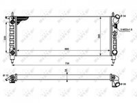 Radiator, racire motor Opel CORSA B (73_, 78_, 79_) 1993-2002 #2 1300175