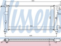 Radiator, racire motor OPEL CORSA B (73, 78, 79) (1993 - 2002) NISSENS 63290 piesa NOUA