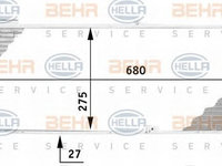 Radiator racire motor OPEL CORSA B caroserie (73_) - OEM - NRF: NRF53631|53631 - Cod intern: W02391953 - LIVRARE DIN STOC in 24 ore!!!