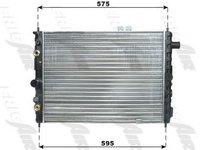 Radiator, racire motor OPEL KADETT D (31_-34_, 41_-44_), OPEL ASCONA C (81_, 86_, 87_, 88_), OPEL ASCONA C hatchback (84_, 89_) - FRIGAIR 0107.3025