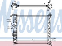 Radiator, racire motor OPEL MERIVA B (2010 - 2016) NISSENS 630735