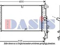 Radiator, racire motor OPEL MERIVA, VAUXHALL MERIVA Mk I (A) - AKS DASIS 150062N