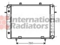 Radiator, racire motor OPEL REKORD E combi (61_, 66_, 67_), OPEL REKORD E (17_-19_, 11_, 14_, 16_) - VAN WEZEL 37002039