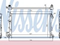 Radiator, racire motor OPEL VECTRA C (2002 - 2016) NISSENS 63024A piesa NOUA