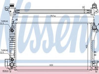 Radiator, racire motor OPEL VECTRA C (2002 - 2016) NISSENS 630703 piesa NOUA