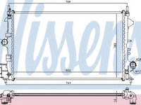 Radiator, racire motor OPEL VECTRA C combi (2003 - 2016) NISSENS 63123