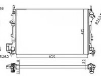 Radiator, racire motor OPEL VECTRA C GTS (2002 - 2020) NRF 58203A