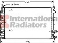 Radiator, racire motor OPEL VECTRA C, OPEL VECTRA C GTS, SAAB 9-3 limuzina (YS3F) - VAN WEZEL 37002388