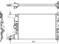 Radiator, racire motor OPEL ZAFIRA TOURER C (P12) (2011 - 2016) NRF 53155