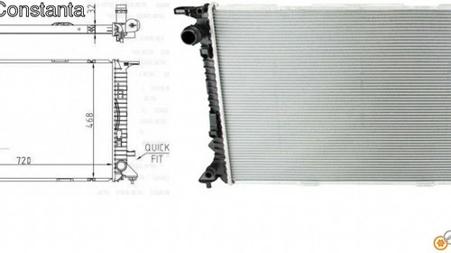 Radiator racire motor pentru AUDI A4 , A5 , A