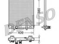 Radiator, racire motor PEUGEOT 206 limuzina (2007 - 2016) DENSO DRM21024 piesa NOUA