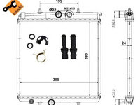 Radiator racire motor PEUGEOT 206 Van - OEM - MAXGEAR: AC298219 - Cod intern: W02772590 - LIVRARE DIN STOC in 24 ore!!!