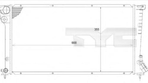 Radiator, racire motor PEUGEOT 306 hatchback 