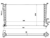 Radiator racire motor PEUGEOT BOXER platou/sasiu (ZCT_) - OEM - MAXGEAR: AC251572 - Cod intern: W02772712 - LIVRARE DIN STOC in 24 ore!!!