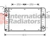 Radiator, racire motor PORSCHE 924, PORSCHE 944 - VAN WEZEL 74002004