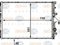 Radiator, racire motor PORSCHE CAYENNE (955), VW TOUAREG (7LA, 7L6, 7L7), AUDI Q7 (4L) - HELLA 8MK 376 719-001