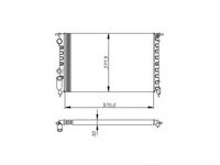 Radiator, racire motor Renault 19 Mk II (B/C53_) 1991-2001 #2 01093060