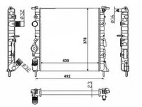 Radiator, racire motor RENAULT CLIO III (BR0/1, CR0/1) (2005 - 2020) NRF 58023