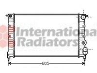 Radiator, racire motor RENAULT ESPACE Mk II (J/S63_), RENAULT 21 limuzina (L48_), RENAULT 21 combi (K48_) - VAN WEZEL 43002115