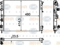 Radiator racire motor RENAULT KANGOO 1,4-1,9 DACIA LOGAN - Cod intern: W20090805 - LIVRARE DIN STOC in 24 ore!!!