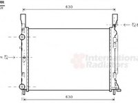 Radiator, racire motor RENAULT KANGOO / GRAND KANGOO (KW0/1_), RENAULT KANGOO Express (FW0/1_), RENAULT KANGOO BE BOP (KW0/1_) - VAN WEZEL 43002469