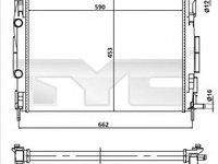 Radiator, racire motor RENAULT MEGANE II (BM0/1_, CM0/1_), RENAULT Scenic II (JM0/1_), RENAULT MEGANE II limuzina (LM0/1_) - TYC 728-0054