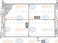 Radiator racire motor SAAB 9-3 Cabriolet (YS3F) - OEM - NRF: NRF58203|58203 - Cod intern: W02270808 - LIVRARE DIN STOC in 24 ore!!!