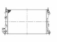 Radiator, racire motor SAAB 9-3 (YS3F) (2002 - 2016) NRF 58293 piesa NOUA