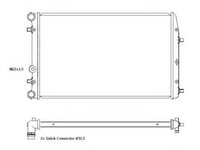 Radiator, racire motor SEAT CORDOBA (6L2) (2002 - 2009) NRF 50542